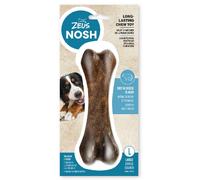 Hueso masticable Zeus Nosh Strong Chew, carne y queso | 11 cm