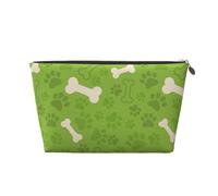 Huesos de Pata de Perro Verde, Bolsa de Maquillaje Bolsa de cosméticos Bolsa de artículos de tocador de Viaje portátil Bolsa de artículos de tocador