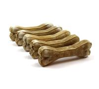 Huesos masticables DOGBOSS Ingredientes 100% Naturales, Diferentes tamaños y sabores (5 Huesos con Cordero, 22 cm)