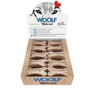 Huesos Perros - Sabor Ternera - Snacks Naturales Digestivos - Dog Treats Salud Digestiva - con Yuca Probióticos Glucosamina Condroitina - Control Peso Articulaciones - Caja 30 Uds - Woolf Naturals