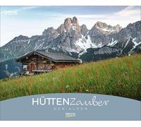 Hüttenzauber der Alpen 2026: Großer Wandkalender. Foto-Kunstkalender mit Aufnahmen von den schönsten Berghütten in den Alpen. PhotoArt Querformat: 44 x 36 cm.
