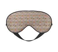 Huevera con diseño de fideos y ramen, cubierta reversible para viajes, correa ajustable, para dormir