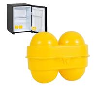 Huevera de camping, recipiente para huevos de 2 vigas - Caja para huevos con protección antigolpes, dispensador portátil para hueveras para camping, picnic, viajes al aire libre