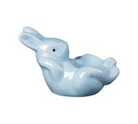 Huevera de conejito,Huevera de conejito | bandeja para huevos de,Lindos soportes de huevos de cerámica para cocina, soporte para de decoración de Pascua, bandeja de una sola huevera