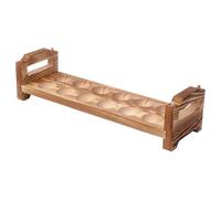 Huevera de madera - Huevera de madera apilable para mostrador, bandejas de recogida de huevos optimizadas | Versátil expositor de mostrador de granja para en la mesa del comedor