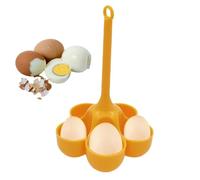 Huevera para huevos, con asas de silicona resistente al calor, duradera, para cocinar al vapor, utensilio de cocina