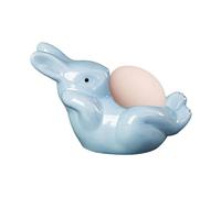 Hueveras de animales,Huevera de cerámica,Hueveras de conejito hervidas | Lindos soportes de huevos de cerámica para cocina, soporte para huevos de decoración de Pascua, bandeja de una sola huevera