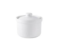 Huevo al vapor de color sólido de porcelana con exquisita personalidad con tapa, taza de guisado de 4 pulgadas (aproximadamente 240 ml)