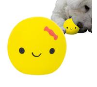 Huevo chirriante para Perro, Divertido Huevo de látex de Goma con Forma de muñeca de Huevo | Huevo chirriante para Mascotas masticables de Cuatro Colores para Jugar Interactivo a Buscar