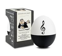 Huevo clásico - Temporizador de Huevos Cantante para cocinar - Huevos para 3 Grados de dureza - Juega Obras maestras clásicas - Divertido Huevo de Cocina - Música Eggtimer - Brainstream