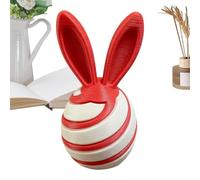 Huevo Conejo Antiestrés - Gadget Sensorial Coleccionable y Adorable - Figura de Conejo Impresa en 3D con Paso Continuo | para Estudio, Librería, Dormitorio, Apartamento, Salón