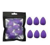 Huevo cosmético de color suave y elástico, esponja de maquillaje vibrante, logra looks de maquillaje perfectos sin esfuerzo(FD9 purple)
