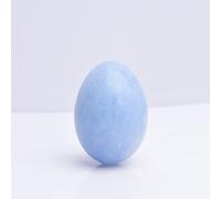 Huevo de cianita azul natural pulido Yoni huevo cristal masaje accesorios regalos, cianita, 85-115g