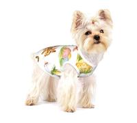 Huevo de Conejo de Pascua en Acuarela,Camiseta de algodón sin Mangas para Mascotas, Chaleco Transpirable, Suave y elástico para Cachorros,L