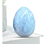 Huevo de - de Piedra Pulida | Pocket Worry Palm Support - Accesorio Reiki Escultura Decoración de Escritorio Exhibición Mineral Curativo Pieza de Energía Coleccionable