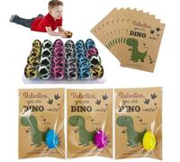 Huevo de dinosaurio en crecimiento - Juguete de incubación en agua, juego de 24 colores surtidos, huevo de dinosaurio dividido | Niños mayores de 3 años, regalo de San Valentín, regalo educativo para