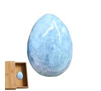 Huevo de dragón de, asistente profesional de escultura decorativa, piedra de palma de mano para atención plena, inclusión mineral natural + base de estabilidad ponderada, pulido, decoración