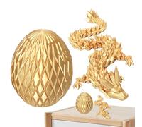 Huevo de Dragón para Huevo de dragón con dragón en el Interior, Juguete Fidget Impreso en Divertido, Juguete Animal Lindo versátil, Juguete de dragón portátil para Oficina, Tablero de