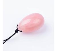 Huevo de jade perforado roca natural cuarzo Yoni bola de tamaño pequeño 30x20MM piedra mineral de cristal para mujeres Kegel ejercicio, RQ