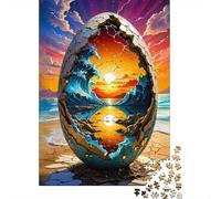 Huevo de la Creación Mundial 1000 Piezas Stock De Cartas Premium Rompecabezas Clásicos Pareja Socios Alivio del Estrés Decoración De Paredes Paquete De Valor 38x26cm/1000pcs