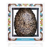 Huevo de Pascua Artesanal Italiano | Chocolate Extra Negro 75% | Avellanas Tonda de Giffoni | Caja Regalo | 300 gr