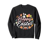 Huevo de Pascua de primavera de conejo de Pascua feliz para Sudadera