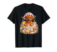 Huevo de Pascua Rhodesian Ridgeback Hatched | Lindo Cachorro Perro Camiseta