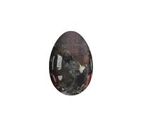 Huevo de piedra natural Yoni sin perforar, 30 x 20 mm, huevos de jade para ejercicios de Kegel, huevos de piedra de sangre