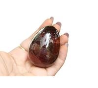 Huevo de piedra preciosa de ojo de tigre rojo natural, 45-50 mm, tallado a mano, altar, curación, enfoque devocional, limpieza espiritual, chakras, imagen de cristal metafísico es solo una referencia