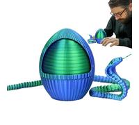 Huevo de serpiente, huevos de serpiente | Juguete de oficina ejecutivo de serpiente flexible | Huevos de serpiente impresos en, juguete flexible, huevo de serpiente, juguete de oficina ejecutivo para
