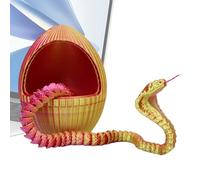 Huevo de serpiente impreso en,Serpiente con huevo | Juguete de oficina ejecutivo serpiente flexible - Huevos de serpiente impresos en, juguete flexible, huevo de serpiente, juguete ejecutivo de