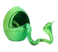Huevo de serpiente - Serpiente flexible, Juguete de escritorio ejecutivo, Animales inquietos ďe impresión 3D, Articulaciones flexibles đe serpientes, Decoración del hogar, Juguetes d́e escritorio ejec
