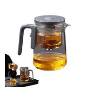 Huevo de té, a prueba de fugas, control de presión con mango antiescaldaduras para té suelto, té de flores, viajes a casa