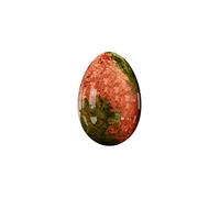 Huevo De Yoni Sin Perforar, Huevo De Jade De Piedra Natural Para Ejercicio De Kegel, Huevo De Yoni De Cuarzo Rosa,unakita,40x25mm