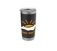 Huevo frito - Sunny Side Up Vaso térmico de acero inoxidable de doble pared