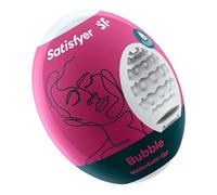 Huevo masturbador Satisfyer | Juguete sexual para hombres | Estructura moldeada flexible para el máximo placer | Tacto realista | TPE hidroactivo | No necesita lubricante | Burbuja de coño de bolsillo