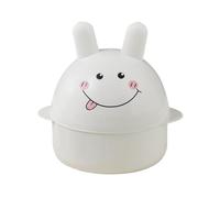 Huevo Poacher Microondas - PP + aluminio, 6.3x5.51in Egg Cooker Cartoon Rabbit Shape | Steamer Sturdy & Microwavable, Gadget de cocina para el hogar, restaurante, oficina, desayuno, preparación de