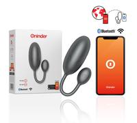 Oninder Tokyo Huevo Vibrador Negro 7,5x3,2cm Free App 1ud