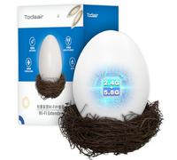Huevo WiFi, extensores de señal para el hogar, repetidor de doble banda de hasta 1200 Mbps, cubre hasta 3440 pies cuadrados y extensor de rango WiFi de 30 dispositivos