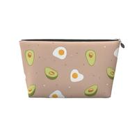 Huevo Y Aguacate, Bolsa de artículos de tocador Bolsa de Maquillaje Bolsa de cosméticos Bolsa de artículos de tocador de Viaje portátil