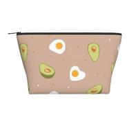 Huevo Y Aguacate, Bolsa de artículos de tocador Bolsa de Maquillaje Bolsa de cosméticos Bolsa de artículos de tocador de Viaje portátil