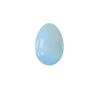 Huevo Yoni sin perforar de piedra natural de jade para ejercicio de Kegel Huevo Yoni de cuarzo rosa, opalita, 45 x 30 mm