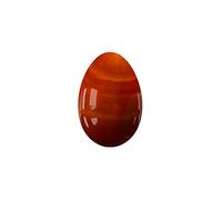 Huevo Yoni sin perforar, piedra natural, huevo de jade para ejercicio de Kegel, cuarzo rosa, cornalina, 40 x 25 mm