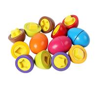 Huevos a juego, juguete a juego con huevos,Juego de huevos de aprendizaje temprano de 8 - Planes de colores a juego educativo y desventos para habilidades de reconocimiento infantil