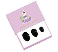 Huevos de amor de piedra natural huevo perforado y sin perforar para el ejercicio de Kegel femenino, huevo sin taladrar con caja