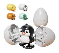 Huevos de crianza reutilizables para criar huevos, huevo sorpresa, en forma de animal, juguete de saltar, huevos auge para niños, niñas, niños, cumpleaños, Pascua, escuela, viajes