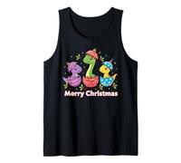Huevos de Dinosaurio Kawaii para bebé, Dinosaurio Festivo de Navidad Camiseta sin Mangas