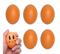 Huevos de Madera Huevos Falsos para Gallinas 5 Piezas Huevos Simulados, Huevos Falsos Gallinas Huevos Artificiales Huevos Falsos Realistas Huevos De Gallina De Madera