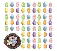 Huevos de Pascua, 100 piezas de moteados surtidos | Huevos moteados de Pascua de espuma | para niños, exhibiciones de primavera, cestas de manualidades, rellenos de cuencos, centros de mesa