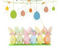 Huevos de Pascua | 6 Piezas de Orejas de Conejo - Decoración de Huevos de Pascua, para la decoración de Dormitorio, Sala de Estar, Oficina, Escritorio, Pared y